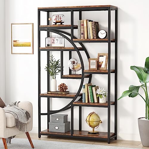 Industrial 5-Tier Freestanding Etagere Bookcase