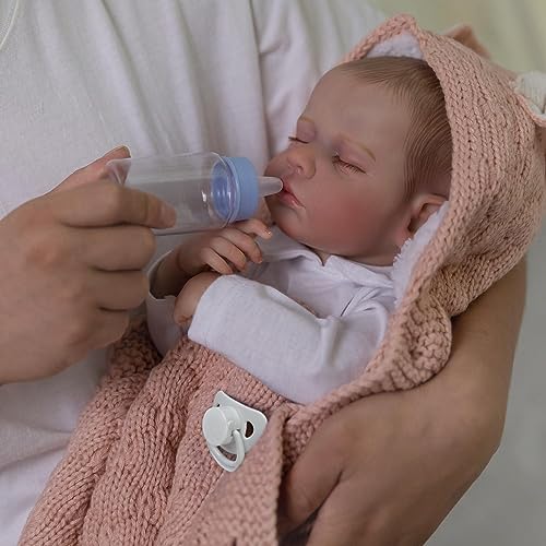 DAYOFF KIDS Reborn Baby Dolls, 20 Inch Lifelike Realistic Anatomically Correct Newborn Baby Doll That Look Real,Christmas/Birthday Baby Doll Gift for Kids Age 3 +