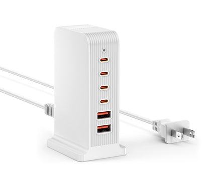 6-Port USB C Charging Station by VPSUN