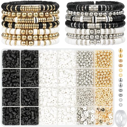 3000 Piece Clay Bead Bracelet Making Kit