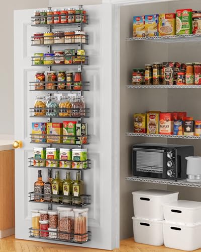 9-Tier Over Door Organizer Hanging Pantry Shelf Storage