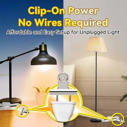 Rechargeable Emergency Light Bulbs - 2600mAh Backup