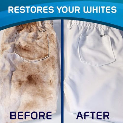 OUT White Brite Laundry Whitener Powder, Stain Remover Detergent Booster for Clothes, 4.75lb 2.1kg