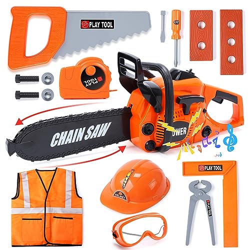 Kids Toy Chainsaw Pretend Play Tool Set
