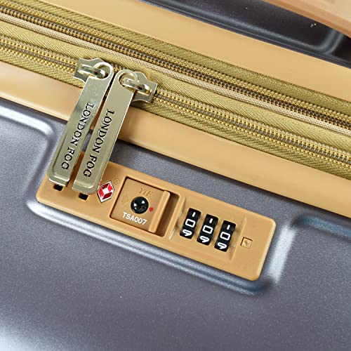 London Fog 25" Expandable Spinner Luggage - Lilac