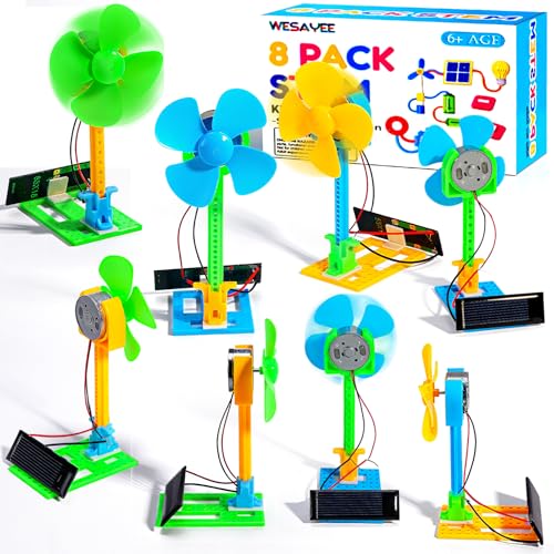 8 Pack Solar Powered STEM Science Kits for Kids