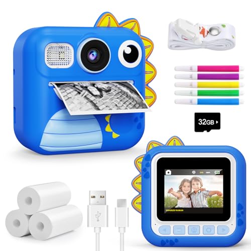 KOKODI Kids Instant Print Camera for Ages 3-12