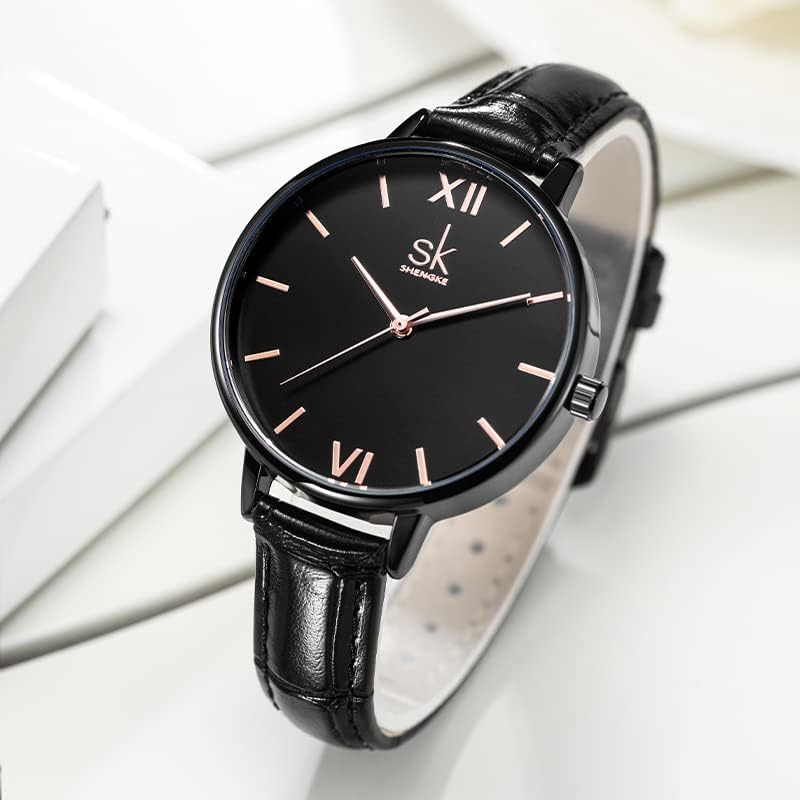 SHENGKE Ultra-Thin Casual Fashion Quartz Watch