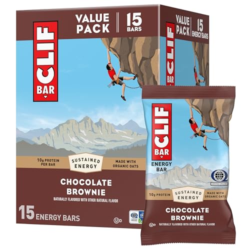 15 Pack CLIF Bar Chocolate Brownie Energy Bars