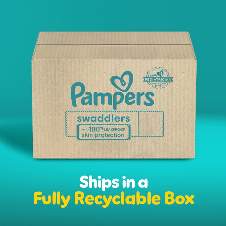 168 Count Pampers Swaddlers Size 3 Diapers