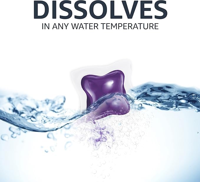 Amazon Basics Lavender Laundry Detergent Pacs, 120 Count