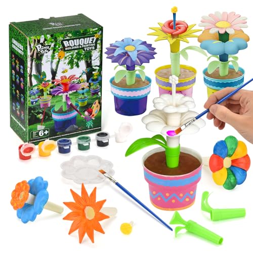 Flower Building Blocks STEM Arts & Crafts Kit