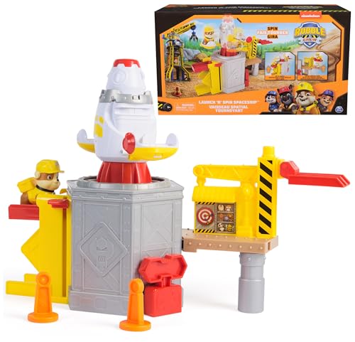 Rubble & Crew Launch and Spin Spaceship Playset