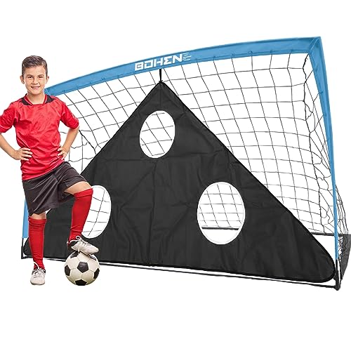 1 Pack Portable 6x4FT Soccer Goal for Kids