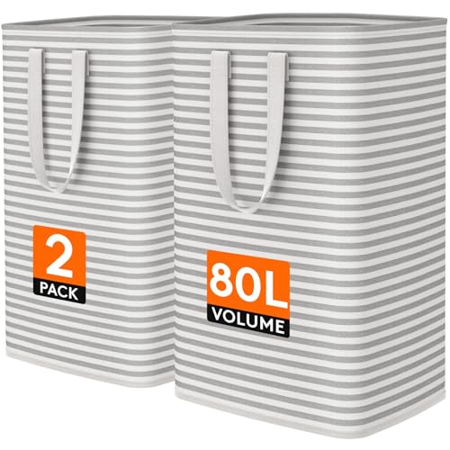 2 Pack Lifewit 80L Collapsible Laundry Hampers