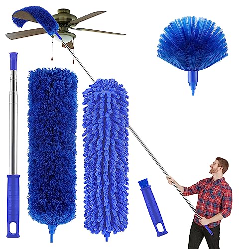 Microfibre Duster with 100" Telescopic Extension Pole