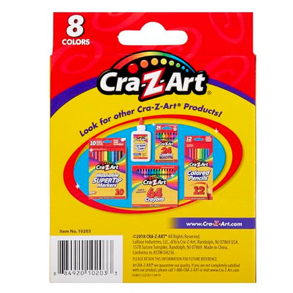 Cra-Z-Art Jumbo Crayons, 8 Assorted Colors