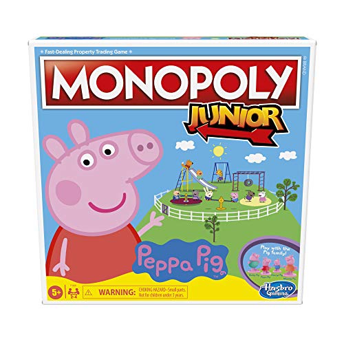 Monopoly Peppa Pig Junior Board Game for Kids