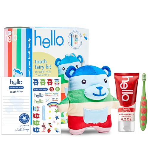 hello Kids Tooth Fairy Kit with Toothpaste and Toothbrush