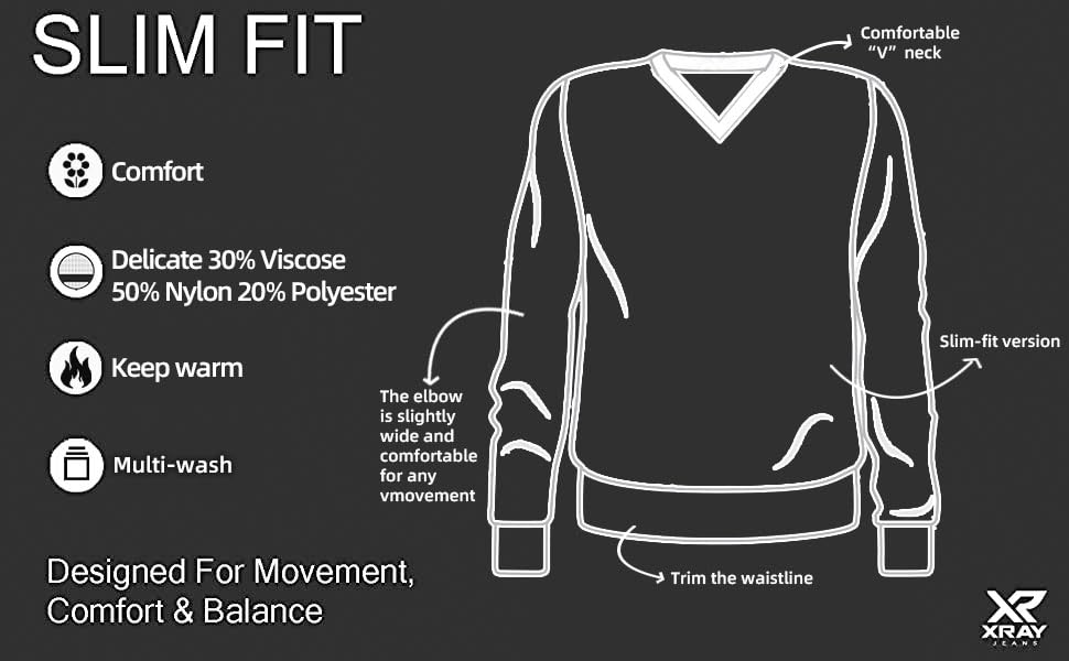X RAY Mens Hoodies Long Sleeve Sweater for Fall, Color Block Stretch Hooded Pullover Sweatshirts for Men, Black & Heather Grey, Large