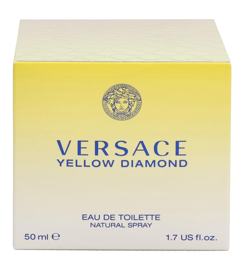 Versace Yellow Diamond Eau De Toilette Spray for Women, 1.7 Fl Oz