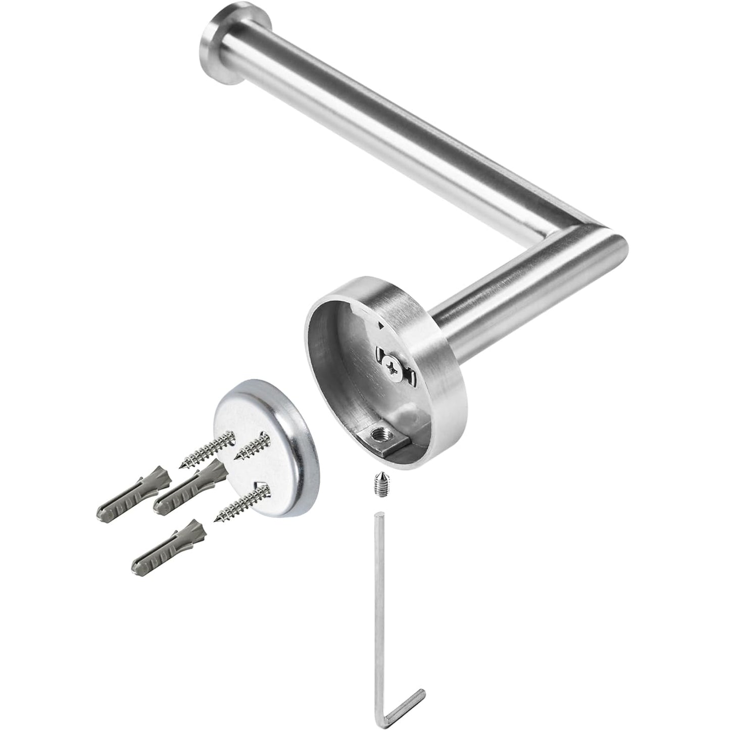 HITSLAM Brushed Nickel Toilet Paper Holder