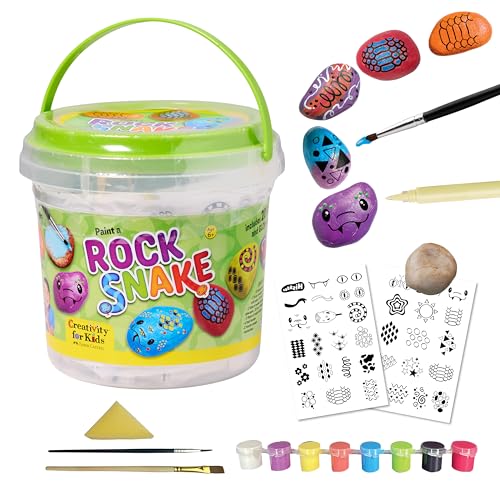 Creativity for Kids Rock Snake Painting Craft Kit
