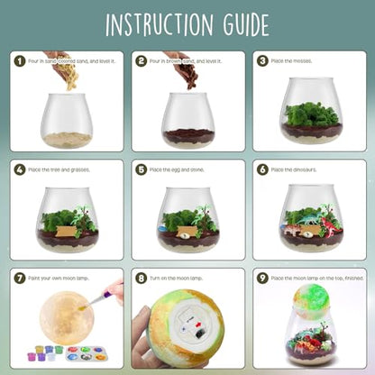 Dinosaur Terrarium Kit for Kids - DIY Craft