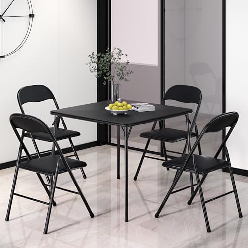 5 Piece Folding Table and Chair Set