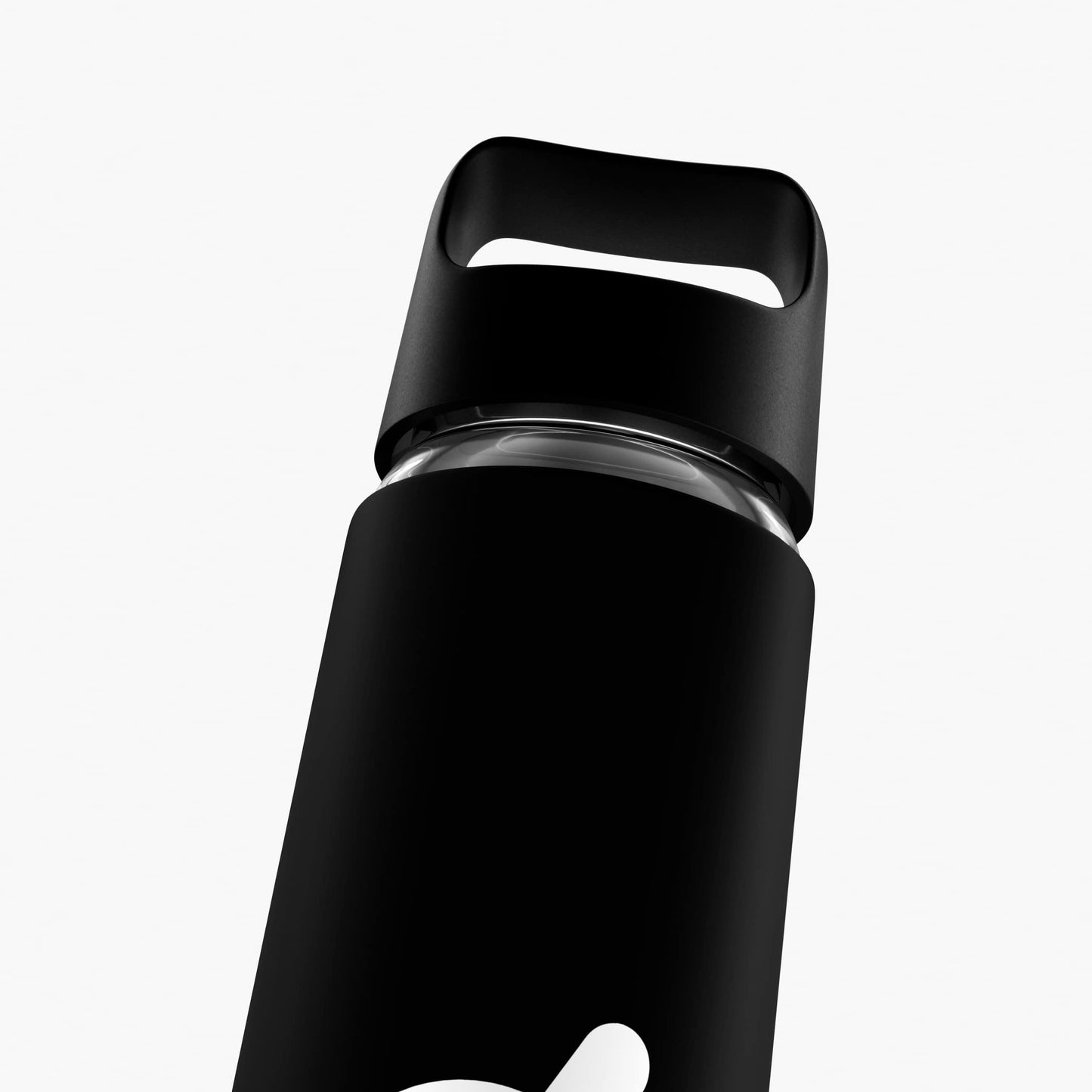 Peloton 16 oz Glass Water Bottle with Sleeve