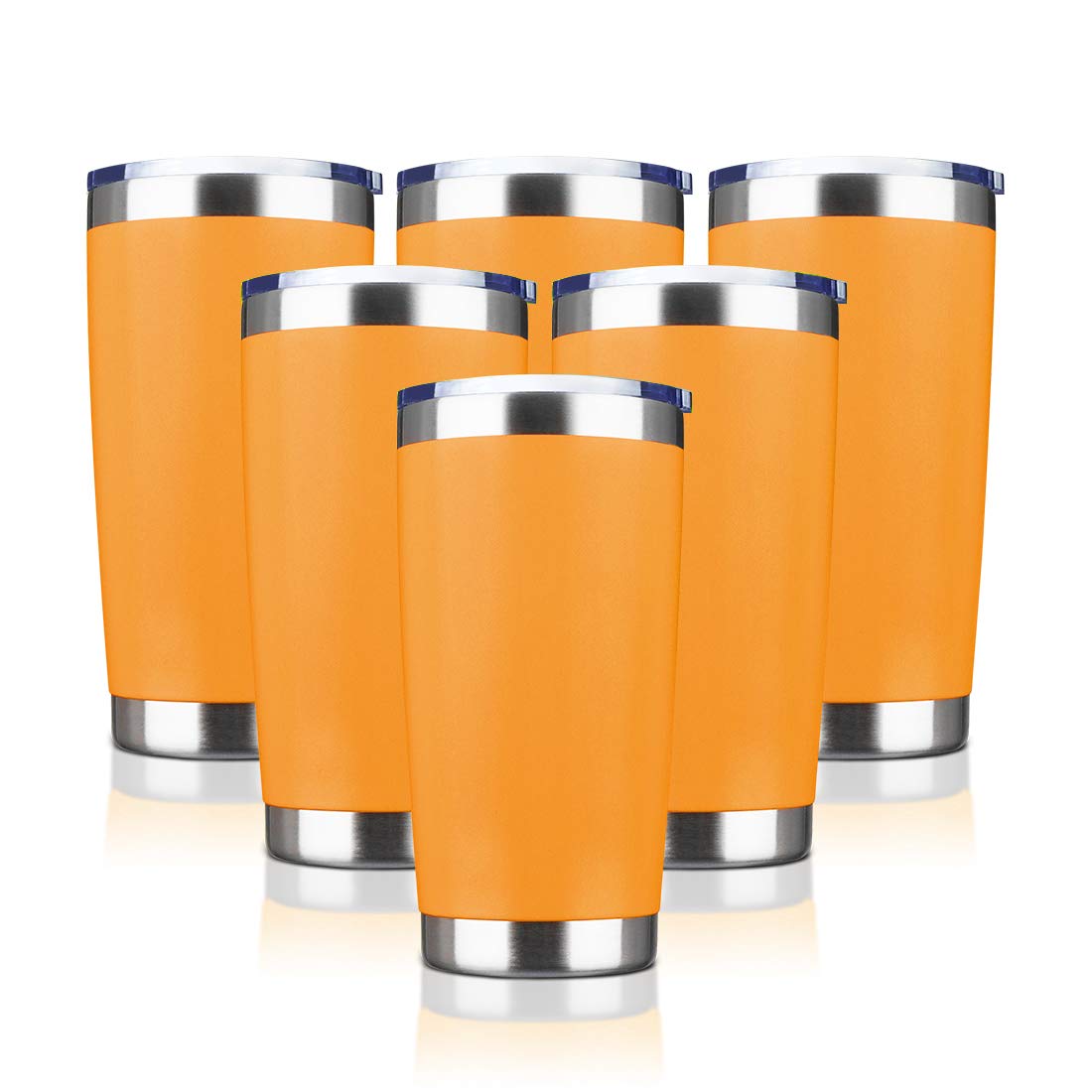 6 Pack Stainless Steel Insulated Travel Tumblers
