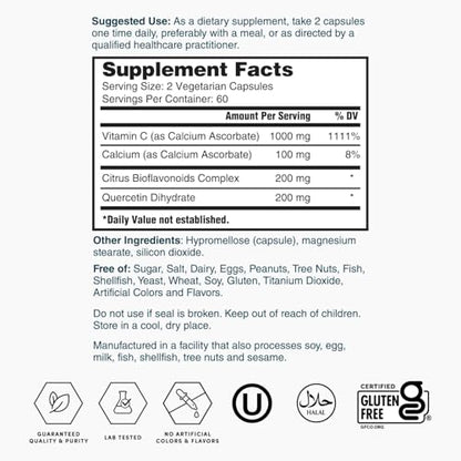 Nature’s Lab Vitamin C 1000mg Immune Support