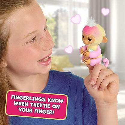 Fingerlings Interactive Baby Monkey Playset with Cradle