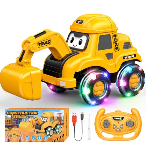 Rechargeable Remote Control Excavator Toy Truck