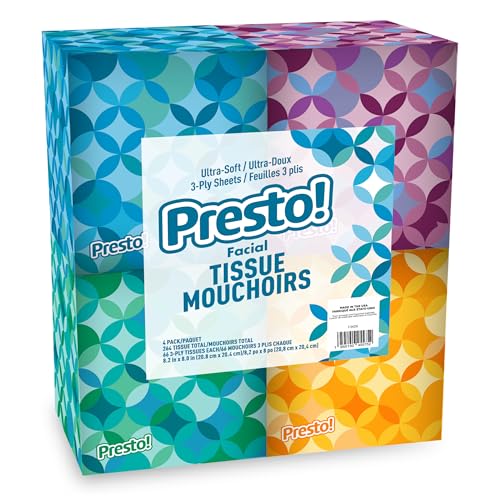 264 Count Ultra-Soft 3-Ply Facial Tissues