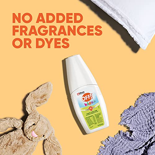 OFF! Kids Insect Repellent Spray, 100% Plant Based Oils, Safe for Use On Babies, Toddlers and Kids, 4 oz