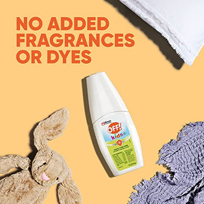 OFF! Kids Insect Repellent Spray, 100% Plant Based Oils, Safe for Use On Babies, Toddlers and Kids, 4 oz