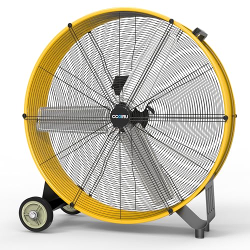 30 Inch Industrial Drum Fan, High Velocity Floor Fan