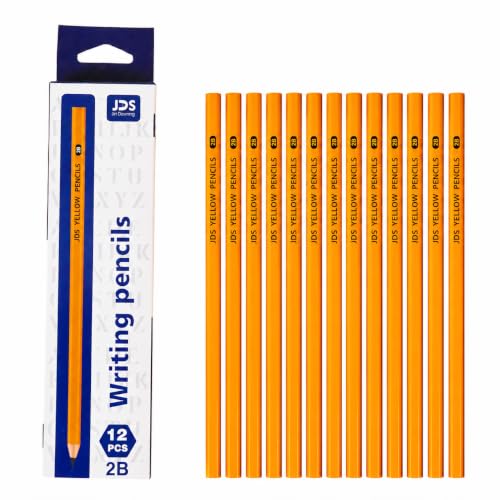12 Count HB Wooden Graphite Pencils Without Erasers