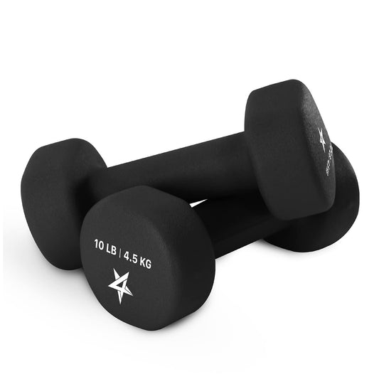 Yes4All 20 lbs Non-Slip Neoprene Dumbbells Pair