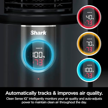 Shark 3-in-1 Max Air Purifier, Heater & Fan with NanoSeal HEPA, Cleansense IQ, Odor Lock, for 1000 Sq. Ft, Charcoal Grey