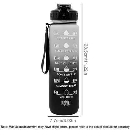 32oz Sports Water Bottle with Straw, Leak Proof