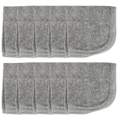 10-Pack Organic Cotton Baby Wash Cloths