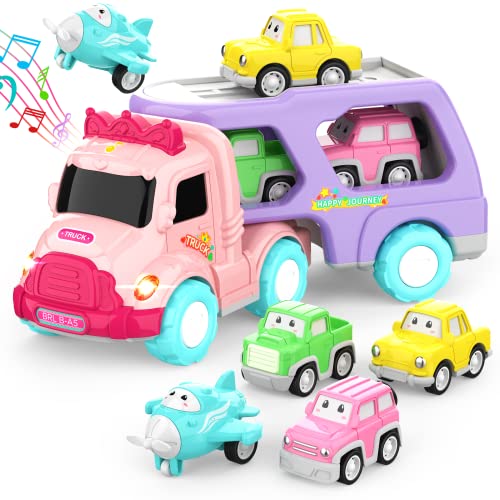 5-in-1 Toddler Carrier Truck Toy with Cars