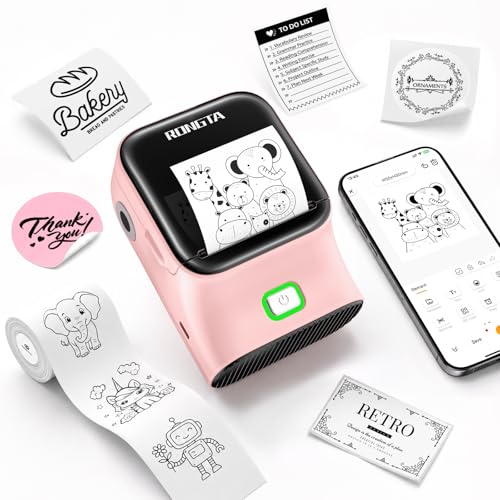 Bluetooth Mini Thermal Label Printer Inkless Sticker Maker