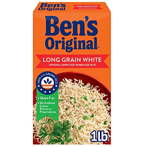 12 Pack BEN'S ORIGINAL Parboiled Long Grain Rice 1lb