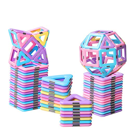 Magnetic STEM Building Tiles Castle Blocks Set