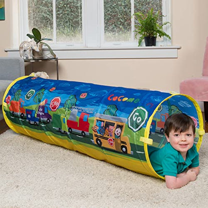 Cocomelon Tunnel for Toddlers Pop Up Play Tunnel Tent for Kids to Crawl Through | Collapsible and Portable Toy