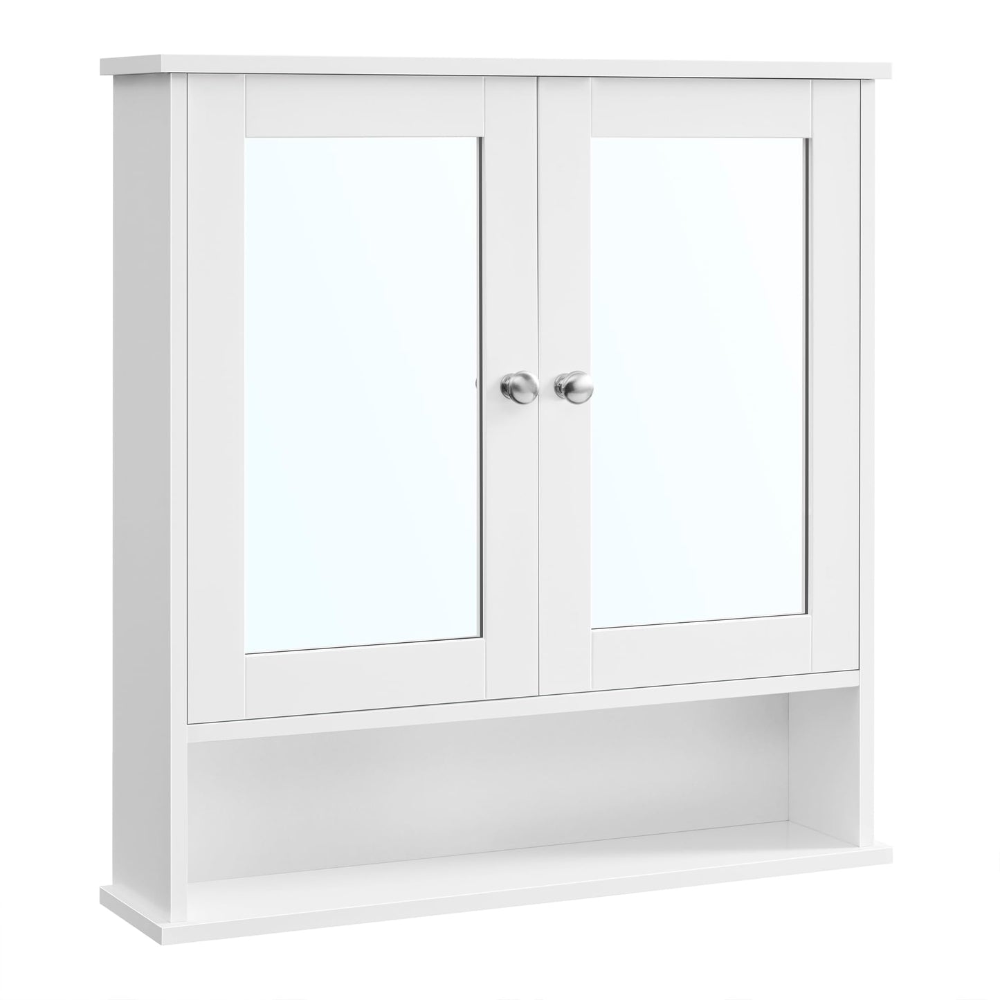 VASAGLE Wall-Mounted Bathroom Cabinet with Mirror