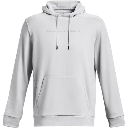 Under Armour mens Armour Fleece Graphic Hoodie, (014) Halo Gray / / Halo Gray, Large